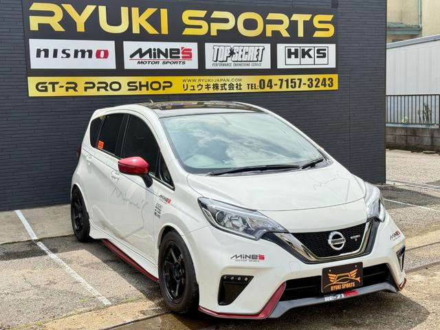 ノート ニスモ　Ｓ　ブラックリミテッド　ＭＩＮＥ’Ｓ　デモカー　マインズ　フルチューニング　ＮＩＳＭＯ　Ｓ　５ＭＴ　ガレージ保管（22枚目）