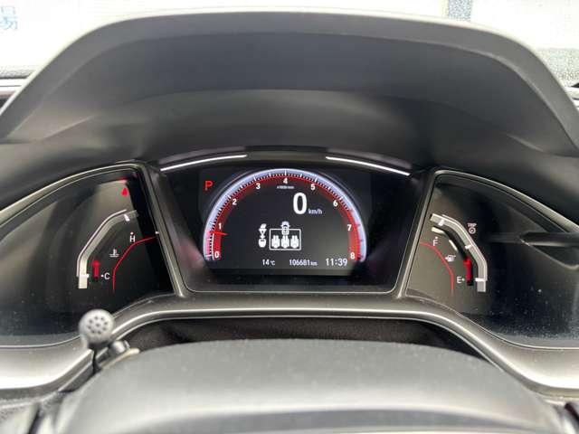 シビック ハッチバック 大型ナビTV 大型リアウィング  ホンダセンシングLEDヘッドライト&フォグランプ バックカメラ シートヒーター 純正18インチアルミ ビルトインETC(35枚目)