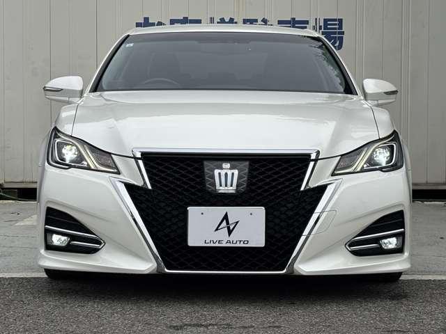 クラウンハイブリッド アスリートS 後期型 メーカーナビTV バックカメラ オプション18インチアルミ TEIN車高調 LEDヘッドライト トランクスポイラー シート&ステアリングヒーター スマートキー&プッシュスタート ETC(3枚目)