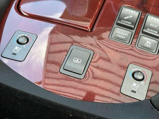 【シートヒーター＆シートエアコン】季節の応じて快適にご利用いただけます。