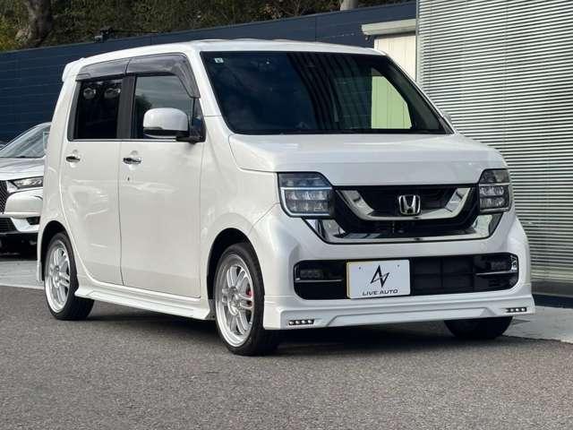 Ｎ－ＷＧＮカスタム Ｌ・ターボホンダセンシング　大型ナビＴＶ・バックカメラ・無限エアロ・シートヒーター・レーダークルーズコントロール・車線逸脱警報・コーナーセンサー・ドライブレコーダー・ＥＴＣ・ＬＥＤヘッドライト＆フォグライト・社外１６インチＡＷ（17枚目）