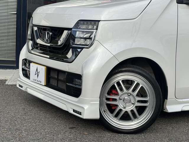 Ｎ－ＷＧＮカスタム Ｌ・ターボホンダセンシング　大型ナビＴＶ・バックカメラ・無限エアロ・シートヒーター・レーダークルーズコントロール・車線逸脱警報・コーナーセンサー・ドライブレコーダー・ＥＴＣ・ＬＥＤヘッドライト＆フォグライト・社外１６インチＡＷ（23枚目）