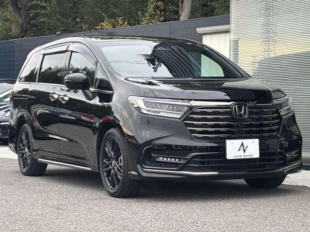 オデッセイハイブリッド 大型ナビ TV 全周囲カメラ 後席大型モニター 黒革 パワーシート シートヒーター 2ndシートオットマン 電動リアゲート LEDヘッドライト 両側パワースライド 専用塗装18インチアルミ ETC(25枚目)