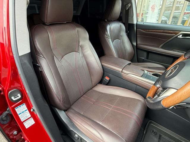 RX RX450h バージョンL パノラマルーフ 純正ナビ ステアリングヒーター シートヒーター&クーラー パノラミックビューモニター パワーバックドア ヘッドアップディスプレイ 4WD 純正スノーマット 純正エンジンスターター(9枚目)