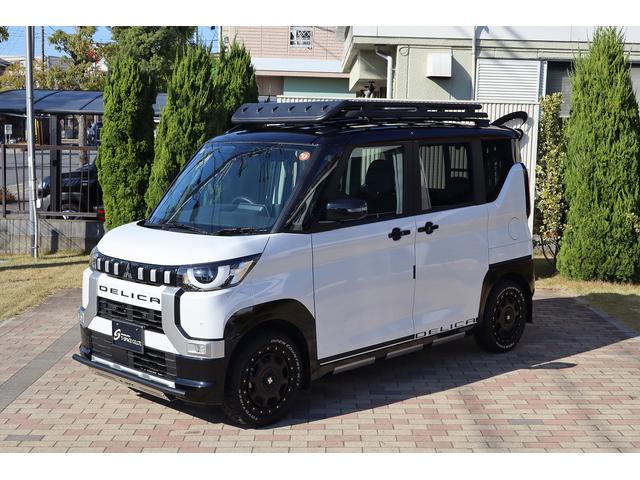 デリカミニ Ｔ　プレミアム　マイパイロット　Ｅ－アシスト　９インチディスプレイオーディオ　マルチアラウンドモニター　ＪＡＯＳスキッドバー　Ａｕｔｏｆｌａｇｓルーフラック＆リアラダー＆マフラーカッター　ＸＴＲＥＭＥ－Ｊ１５ＡＷ（4枚目）