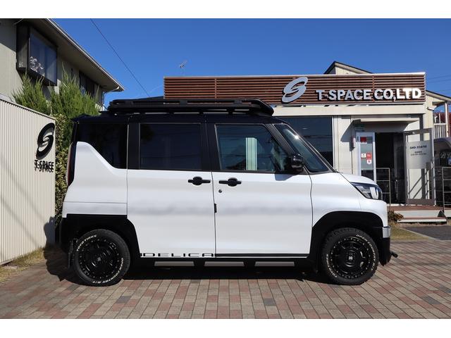 デリカミニ Ｔ　プレミアム　マイパイロット　Ｅ－アシスト　９インチディスプレイオーディオ　マルチアラウンドモニター　ＪＡＯＳスキッドバー　Ａｕｔｏｆｌａｇｓルーフラック＆リアラダー＆マフラーカッター　ＸＴＲＥＭＥ－Ｊ１５ＡＷ（6枚目）