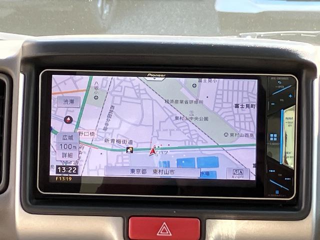 エブリイワゴン ＰＺターボスペシャル　ナビ　バックカメラ　電動スライドドア　保証　まごころ保証　１年間・走行距離無制限付き　７インチナビ　バックカメラ　両側電動スライドドア　運転席シートヒーター　キーフリーシステム　オートエアコン　電動格納ドアミラー（3枚目）