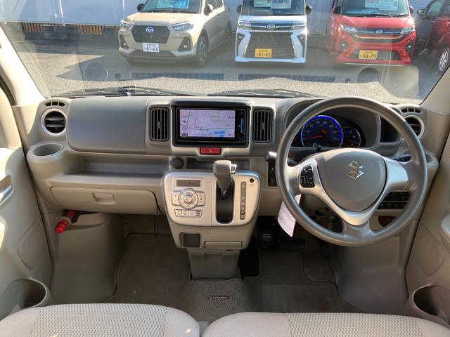 エブリイワゴン ＰＺターボスペシャル　ナビ　バックカメラ　電動スライドドア　保証　まごころ保証　１年間・走行距離無制限付き　７インチナビ　バックカメラ　両側電動スライドドア　運転席シートヒーター　キーフリーシステム　オートエアコン　電動格納ドアミラー（6枚目）