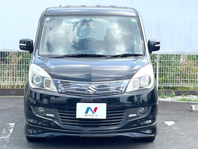 ソリオ ブラック＆ホワイト　エアロ　両側電動ドア　ＳＤナビ　シートヒーター　スマートキー　ＨＩＤヘッド　ビルトインＥＴＣ　オートライト　オートエアコン　純正１５インチアルミ　ＣＤ　ＤＶＤ再生　フルセグ（16枚目）