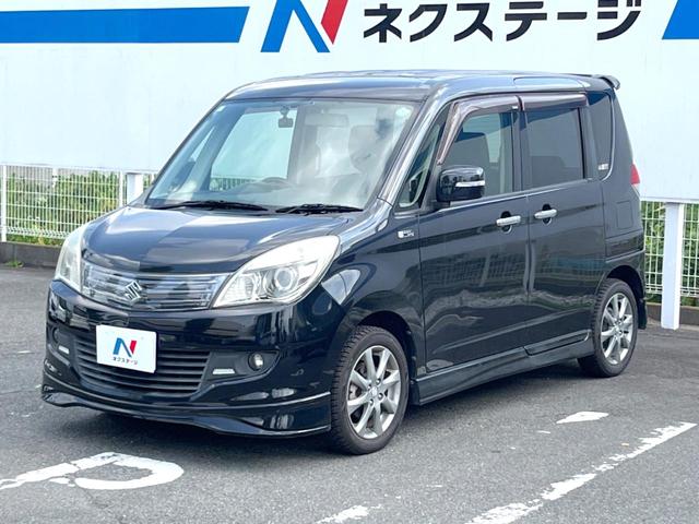 ソリオ ブラック＆ホワイト　エアロ　両側電動ドア　ＳＤナビ　シートヒーター　スマートキー　ＨＩＤヘッド　ビルトインＥＴＣ　オートライト　オートエアコン　純正１５インチアルミ　ＣＤ　ＤＶＤ再生　フルセグ（29枚目）