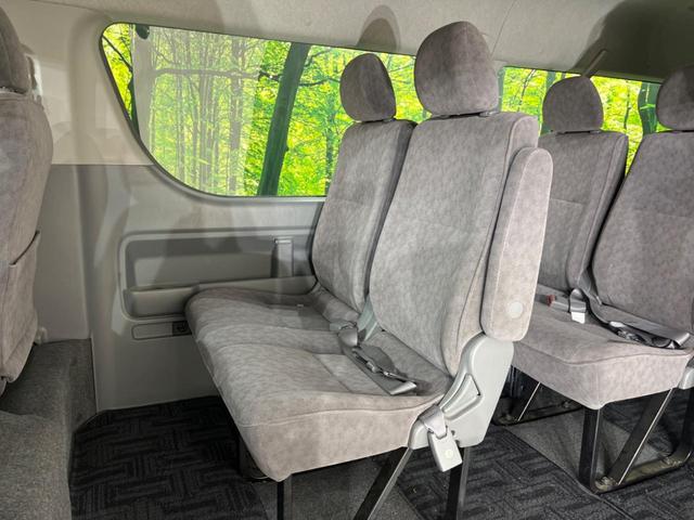 ハイエースワゴン ＧＬ　片側電動スライドドア　ＳＤナビ　バックカメラ　禁煙車　オートライト　純正１５インチアルミ　ＤＶＤ再生　フルセグ　キーレス　オートエアコン　電動格納ミラー　ドアバイザー（9枚目）