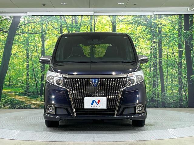 エスクァイア ハイブリッドGi ブラックテーラード 禁煙車 後席モニター 純正9型ナビ バックカメラ 両側電動スライド トヨタセーフティ オートマチックハイビーム クルーズコントロール シートヒーター ETC Bluetooth フルセグ LEDヘッド(14枚目)