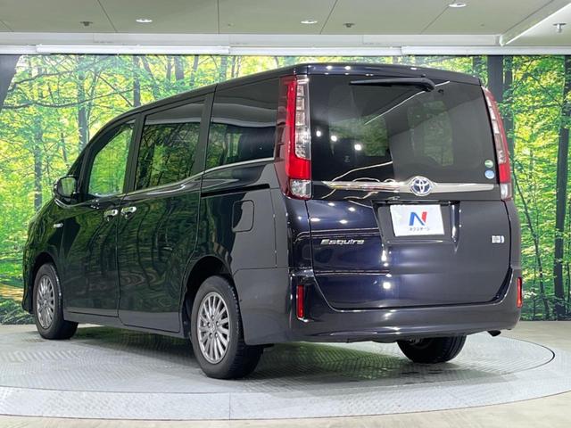 エスクァイア ハイブリッドGi ブラックテーラード 禁煙車 後席モニター 純正9型ナビ バックカメラ 両側電動スライド トヨタセーフティ オートマチックハイビーム クルーズコントロール シートヒーター ETC Bluetooth フルセグ LEDヘッド(17枚目)