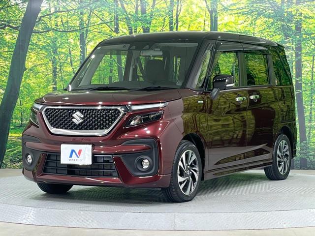 ソリオバンディット ハイブリッドMV 禁煙車 純正8型ディスプレイオーディオ バックカメラ 両側電動スライドドア 衝突軽減装置 レーダークルーズ レーンアシスト クリアランスソナー LEDヘッド シートヒーター ETC フルセグ(24枚目)