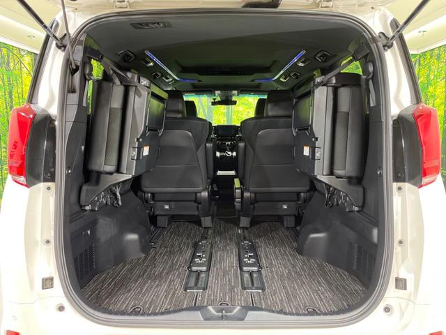 アルファード 2.5S タイプゴールド 禁煙車 サンルーフ エアロ 純正9型ディスプレイオーディオ バックカメラ 両側電動スライドドア 電動リアゲート 衝突軽減装置 レーダークルーズ レーンアシスト クリアランスソナー LEDヘッド ETC(50枚目)