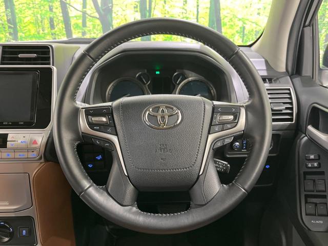 ランドクルーザープラド ＴＸ　Ｌパッケージ　７０ｔｈアニバーサリーリミテッド　禁煙車　サンルーフ　純正９型ナビ　バックカメラ　衝突軽減装置　レーダークルーズ　レーンアシスト　クリアランスソナー　ＬＥＤヘッド　パワーシート　シートエアコン　オートマチックハイビーム　フルセグ（12枚目）