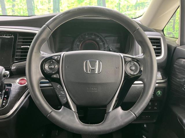 オデッセイ アブソルート　両側電動ドア　バックカメラ　衝突被害軽減システム　禁煙車　ハーフレザーシート　コーナーセンサー　スマートキー　ＬＥＤヘッド　ビルトインＥＴＣ　クルコン　オートライト　オートエアコン（13枚目）