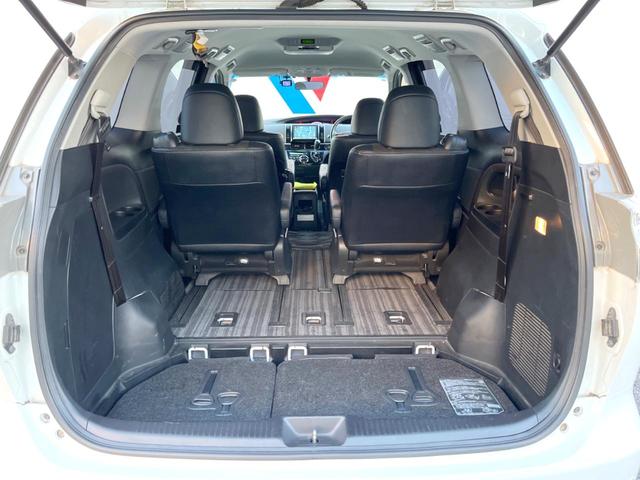 エスティマ アエラス　プレミアムエディション　両側電動ドア　純正ＨＤＤナビ　後席モニター　バックカメラ　ハーフレザーシート　パワーシート　ドラレコ　コーナーセンサー　スマートキー　ＨＩＤヘッド　ビルトインＥＴＣ　純正１８インチアルミ（11枚目）