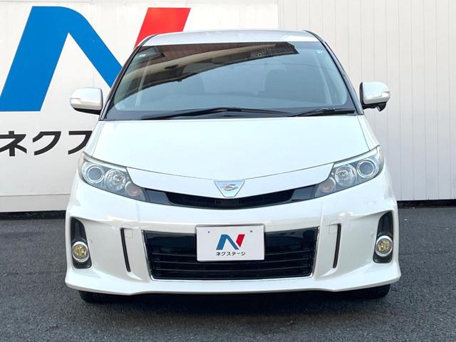 エスティマ アエラス　プレミアムエディション　両側電動ドア　純正ＨＤＤナビ　後席モニター　バックカメラ　ハーフレザーシート　パワーシート　ドラレコ　コーナーセンサー　スマートキー　ＨＩＤヘッド　ビルトインＥＴＣ　純正１８インチアルミ（14枚目）