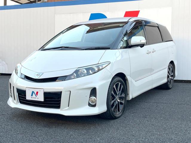 エスティマ アエラス　プレミアムエディション　両側電動ドア　純正ＨＤＤナビ　後席モニター　バックカメラ　ハーフレザーシート　パワーシート　ドラレコ　コーナーセンサー　スマートキー　ＨＩＤヘッド　ビルトインＥＴＣ　純正１８インチアルミ（28枚目）