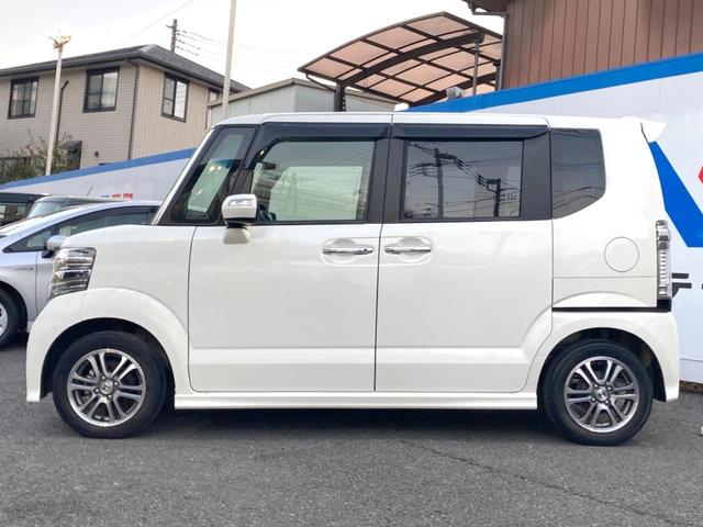 N-BOXカスタム G SSパッケージ 両側電動ドア 純正SDナビ バックカメラ 衝突被害軽減システム スマートキー HIDヘッド ETC 純正14インチアルミ オートライト オートエアコン Bluetooth CD DVD再生 フルセグ(25枚目)