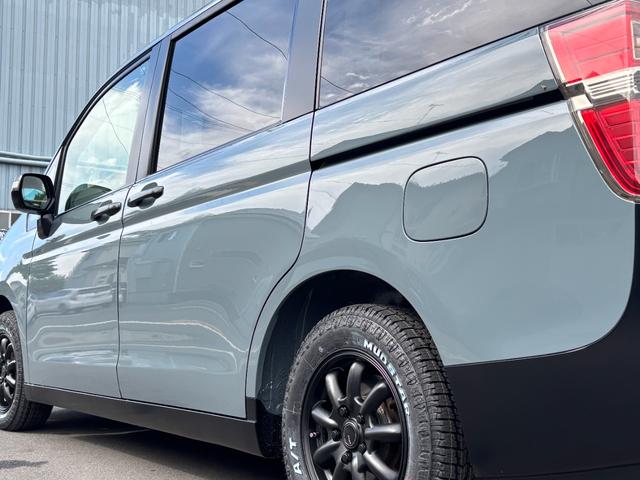 ステップワゴン G Eセレクション 修復無/保証1年/新品バッテリー付/全塗装カスタム/アンヴィルグレー/新品マッドスタータイヤ&新品ZACK JP-209アルミ/両側パワスラ/BTオーディオ/フルセグ/ヘッドライト&テールスモーク塗装(30枚目)