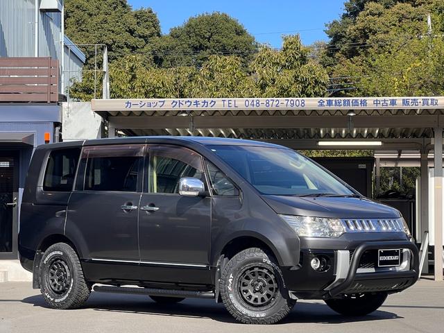 デリカＤ：５ Ｇ　パワーパッケージ　新品ヨコハマジオランダーＸ－ＡＴ／新品バトルシップアルミ／新品バンパーガード／新品サイドステップ／カスタム／両Ｐ／後席モニター／Ｂｌｕｅｔｏｏｔｈオーディオ／認定車／新品バッテリー／保証１年付／（6枚目）