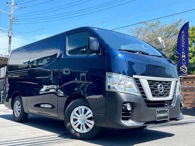 NV350キャラバンバン ロングDX 黒革調シートカバー/ナビ/TV/ETC2.0/キーレス/フォグランプ/保証1年/新品バッテリー付/3人乗り(6枚目)