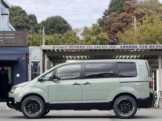 デリカＤ：５ Ｇ　パワーパッケージ　アーバンカーキ全塗装カスタム／新品Ｃ１０Ｓアルミ／新品ジオランダーＸ－ＡＴ／フロントプロテクタ／フォグランプ／両側電動ドア／ＥＴＣ／ナビ／フルセグ／Ｂカメラ／保証１年付／点検記録簿付／新品バッテリー付（26枚目）