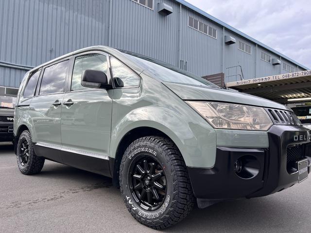 デリカＤ：５ Ｇ　パワーパッケージ　アーバンカーキ全塗装カスタム／新品Ｃ１０Ｓアルミ／新品ジオランダーＸ－ＡＴ／フロントプロテクタ／フォグランプ／両側電動ドア／ＥＴＣ／ナビ／フルセグ／Ｂカメラ／保証１年付／点検記録簿付／新品バッテリー付（46枚目）