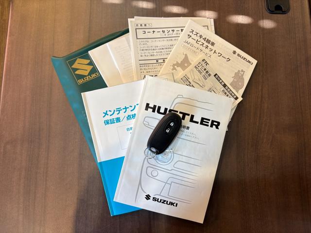 ハスラー Ｘ　禁煙車／新品ジオランダータイヤ／新品Ｃ１０Ｓアルミ／ヒルディセントコントロール／Ｓエネチャージ／コーナーセンサー／シートヒーター／ＨＩＤ／Ｂカメラ／Ｂｌｕｅｔｏｏｔｈ／保証１年／新品バッテリー／認定車（79枚目）