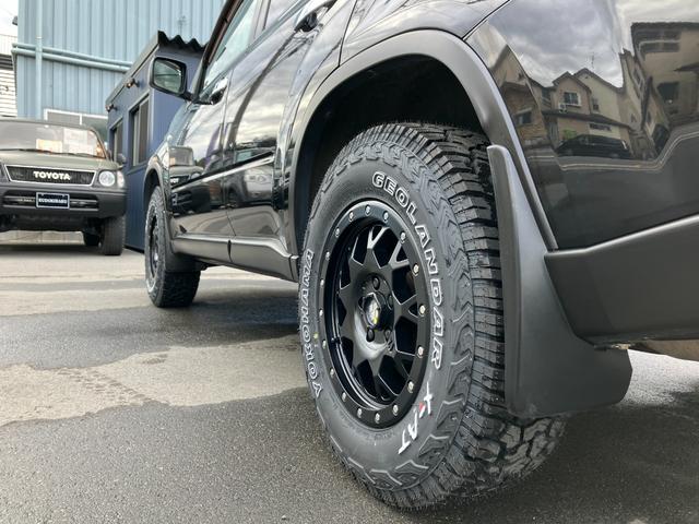 エクストレイル ２０Ｘｔ　新品タイヤＹＯＫＯＨＡＭＡジオランダーＸ－ＡＴ／新品アルミＭＬＪ－ＸＪ０４／リフトアップ／エスペリアコイル／ＮＩＳＳＡＮエンブレム／ハイパールーフレール／保証１年付／新品バッテリー／認定車（7枚目）