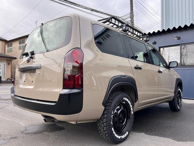 プロボックス 　全塗装／カスタム／ベージュ／新品リフトアップコイル／新品ヨコハマ　ジオランダーＸ－ＡＴ／新品トピー　スチールホイール／新品オーバーフェンダー／ロゴエンブレム／新品ルーフラック／保証１年／新品バッテリ（2枚目）
