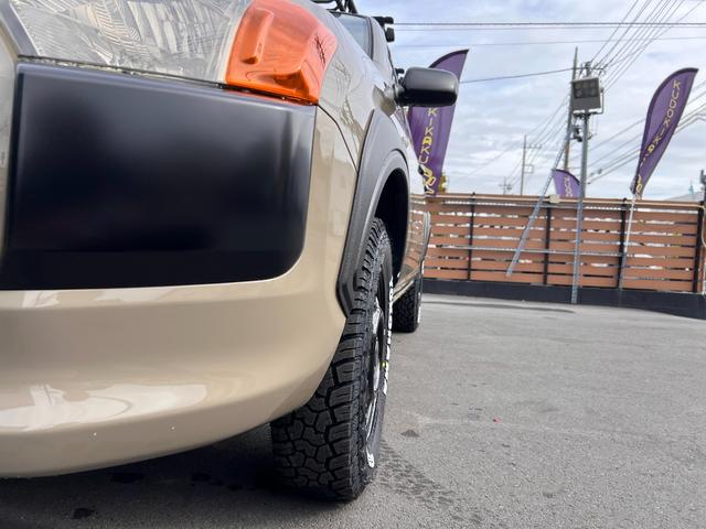 プロボックス 　全塗装／カスタム／ベージュ／新品リフトアップコイル／新品ヨコハマ　ジオランダーＸ－ＡＴ／新品トピー　スチールホイール／新品オーバーフェンダー／ロゴエンブレム／新品ルーフラック／保証１年／新品バッテリ（6枚目）