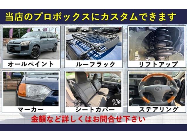 プロボックス 　全塗装／カスタム／ベージュ／新品リフトアップコイル／新品ヨコハマ　ジオランダーＸ－ＡＴ／新品トピー　スチールホイール／新品オーバーフェンダー／ロゴエンブレム／新品ルーフラック／保証１年／新品バッテリ（10枚目）