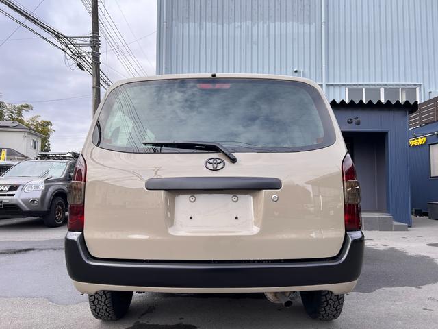 プロボックス 　全塗装／カスタム／ベージュ／新品リフトアップコイル／新品ヨコハマ　ジオランダーＸ－ＡＴ／新品トピー　スチールホイール／新品オーバーフェンダー／ロゴエンブレム／新品ルーフラック／保証１年／新品バッテリ（35枚目）