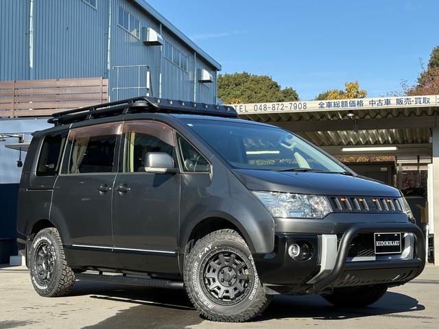 デリカD:5 D パワーパッケージ 新品バスターズルーフラック/新品YOKOHAMAジオランダータイヤ/新品D10Xアルミ/新品バンパーガード/新品サイドステップ/新品グリルマーカー/保証1年/認定車/新品バッテリー/両側パワスラ(5枚目)