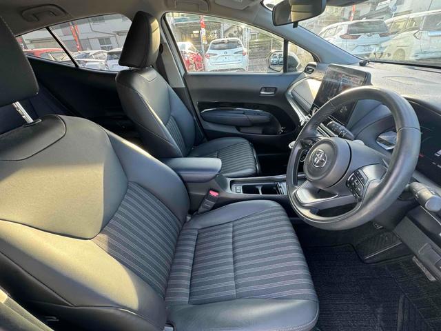 アクア 純正ナビフルセグTV全周囲カメラETCパワーシート前後ドライブレコーダーLEDライトブラインドスポットモニター(22枚目)