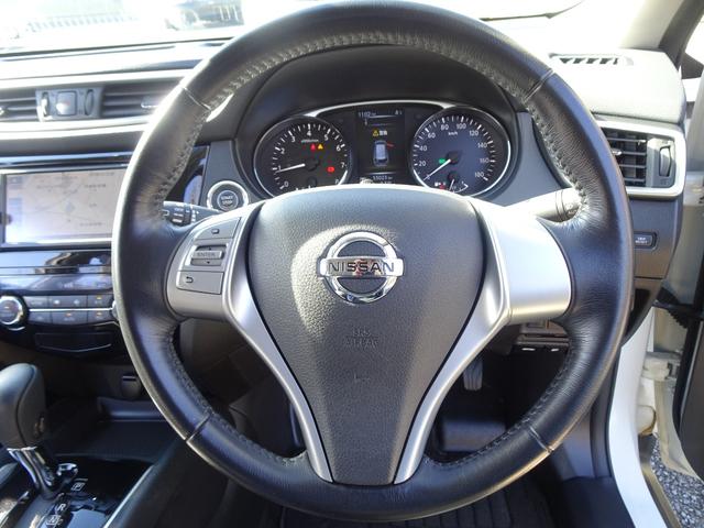 エクストレイル 20X エマージェンシーブレーキパッケージ 切替式4WD/新品マークレスグリル/新品ホワイトレター18インチタイヤ&18インチAW/Bluetoothオーディオ/純正ナビTV/バックカメラ/シートヒーター(33枚目)