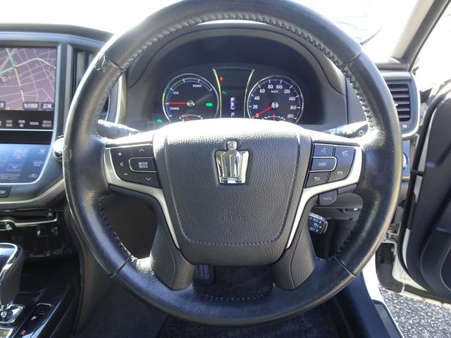 クラウンハイブリッド アスリートＳ　黒革シート／パワーシート／シートクーラー＆ヒーター／ステアリングヒーター／プリクラッシュＳ／レーダークルーズコントロール／ビルトインＥＴＣ／純正ナビ＆バックカメラ／地デジ／Ｂｌｕｅｔｏｏｔｈオーディオ（33枚目）