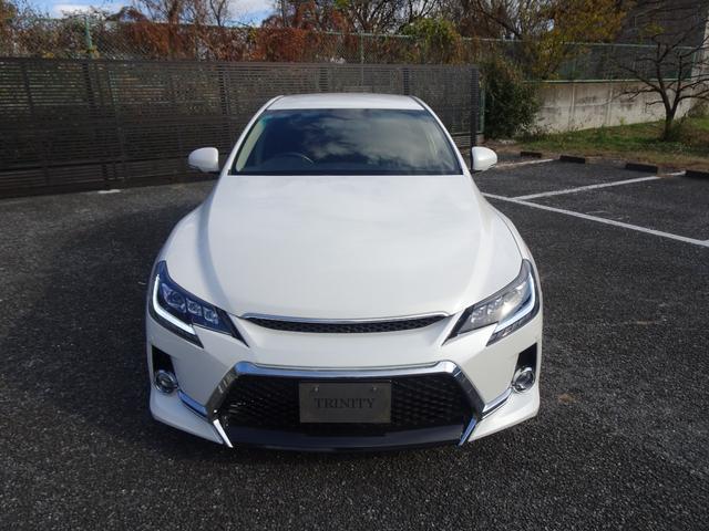 マークX 250G リラックスセレクション 新品G’s仕様フロントバンパー/新品ファイバースモール&シーケンシャルウィンカー仕様ヘッド&テールライト/新品20インチ&タイヤ/ローダウン/黒革調シートカバー/バックカメラ/クリアランスソナー(13枚目)