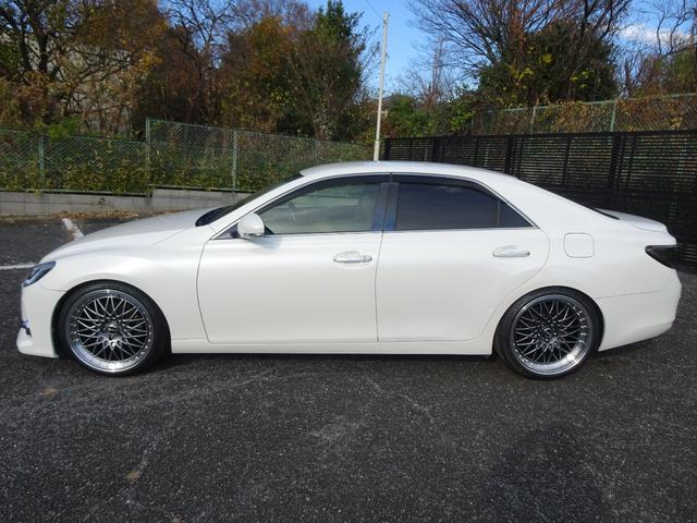 マークX 250G リラックスセレクション 新品G’s仕様フロントバンパー/新品ファイバースモール&シーケンシャルウィンカー仕様ヘッド&テールライト/新品20インチ&タイヤ/ローダウン/黒革調シートカバー/バックカメラ/クリアランスソナー(15枚目)