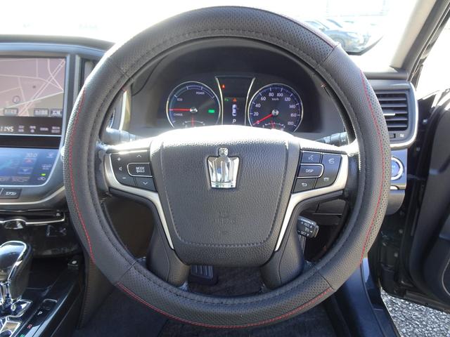 クラウンハイブリッド アスリートＳ　黒革シート／パワーシート／シートクーラー＆ヒーター／ステアリングヒーター／クルーズコントロール／ビルトインＥＴＣ／純正ナビ＆バックカメラ／地デジ／Ｂｌｕｅｔｏｏｔｈオーディオ（33枚目）