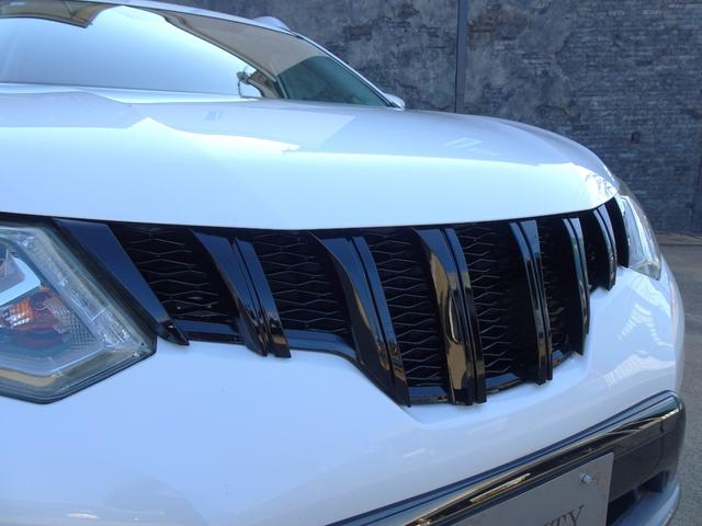 エクストレイル 20X エマージェンシーブレーキパッケージ 新品マークレスグリル/新品後期仕様テール/新品ホワイトレター18インチタイヤ&新品18インチAW/Bluetoothオーディオ/パナソニックナビTV/ビルトインETC/バックカメラ/シートヒーター(5枚目)