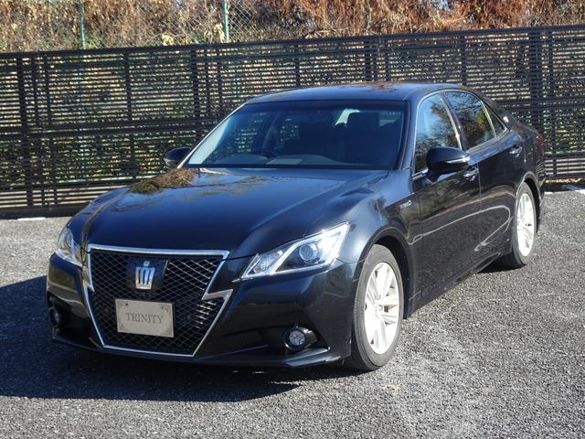 クラウンハイブリッド アスリートS 黒革パワーシート/シートクーラー&ヒーター/クリアランスソナー/プリクラッシュS/レーダークルーズ/アラウンドビューモニター/ビルトインETC/純正ナビ&Bカメラ/地デジ/Bluetoothオーディオ(3枚目)