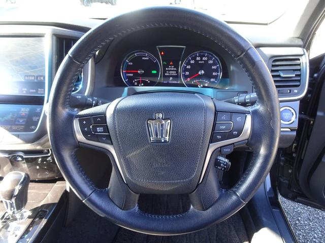 クラウンハイブリッド アスリートS 黒革パワーシート/シートクーラー&ヒーター/クリアランスソナー/プリクラッシュS/レーダークルーズ/アラウンドビューモニター/ビルトインETC/純正ナビ&Bカメラ/地デジ/Bluetoothオーディオ(33枚目)