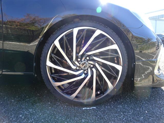 マークX 250G 新品後期仕様フロントバンパー&エアロ/新品ファイバースモール&シーケンシャルウィンカー仕様ヘッド&テールライト/新品20インチホイール&タイヤ/ローダウン/バックカメラ/Bluetoothオーディオ(20枚目)