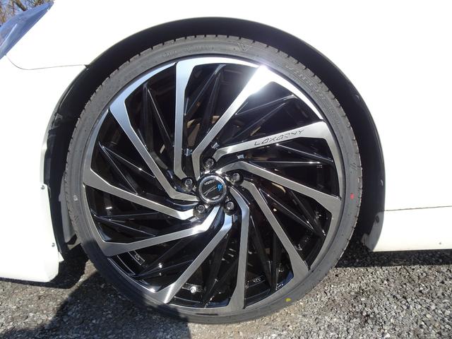 マークX 250G 新品後期仕様フロントバンパー&エアロ/新品ファイバースモール&シーケンシャルウィンカー仕様ヘッド&テールライト/新品20インチホイール&タイヤ/ローダウン/バックカメラ/Bluetoothオーディオ(22枚目)