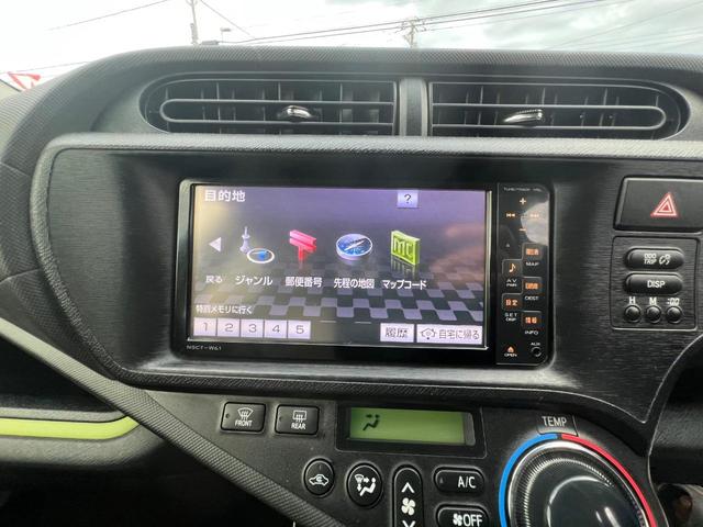 アクア S ナビ TV ETC バックカメラ スマートキー  ドライブレコーダー前後 禁煙車(33枚目)
