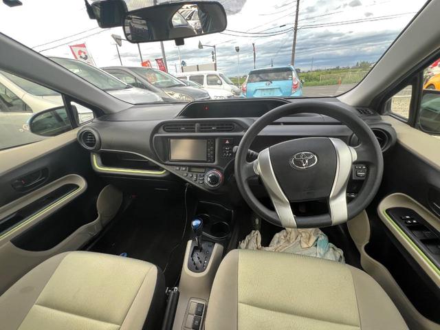 アクア S ナビ TV ETC バックカメラ スマートキー  ドライブレコーダー前後 禁煙車(48枚目)